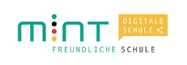 Hier sehen Sie das Logo der MINT-freundlichen Schule und der digitalen Schule.
